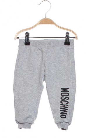 Детско спортно долнище Moschino, Размер 6-9m/ 68-74 см, Цвят Сив, Цена 47,84 лв.
