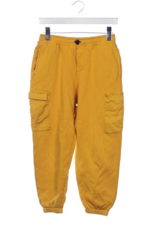 Pantaloni de trening, pentru copii United Colors Of Benetton, Mărime 11-12y/ 152-158 cm, Culoare Galben, Preț 68,30 Lei