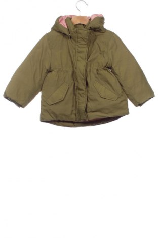 Детско яке H&M, Размер 18-24m/ 86-98 см, Цвят Зелен, Цена 43,99 лв.