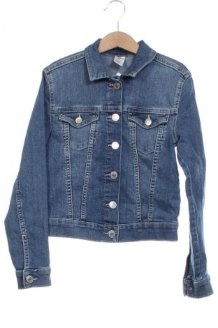 Детско яке H&M, Размер 8-9y/ 134-140 см, Цвят Син, Цена 32,02 лв.
