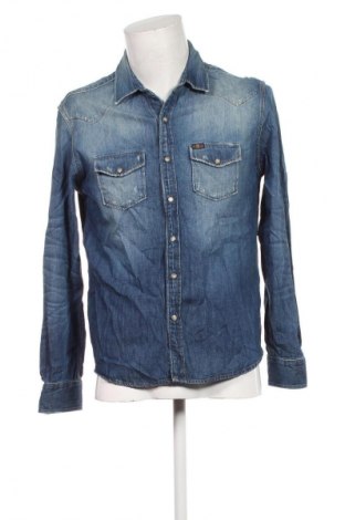 Męska koszula 7 For All Mankind, Rozmiar M, Kolor Niebieski, Cena 338,99 zł