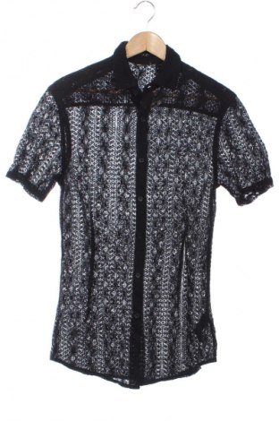 Cămașă de bărbați ASOS, Mărime XS, Culoare Negru, Preț 110,99 Lei
