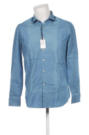 Herrenhemd Alessandro Gherardi, Größe M, Farbe Blau, Preis 132,99 €