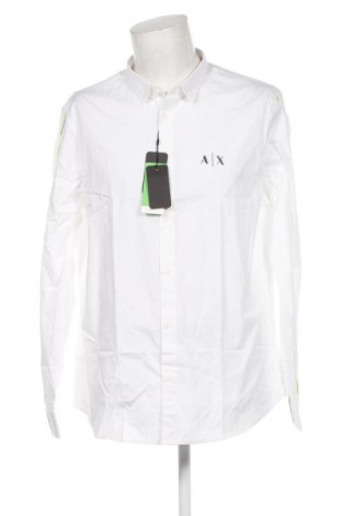 Ανδρικό πουκάμισο Armani Exchange, Μέγεθος XXL, Χρώμα Λευκό, Τιμή 93,99 €