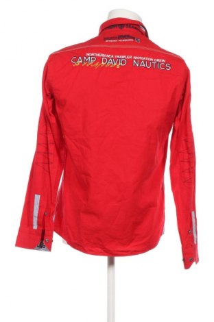 Herrenhemd Camp David, Größe L, Farbe Rot, Preis € 75,32