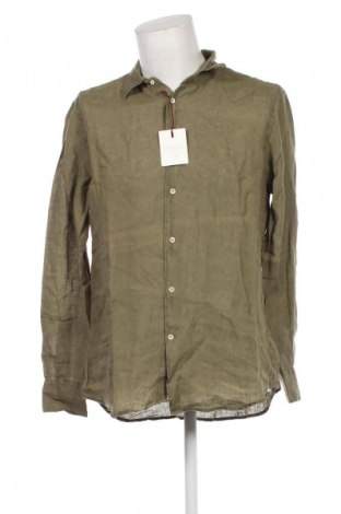 Herrenhemd Glanshirt, Größe S, Farbe Grün, Preis € 53,99