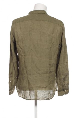 Herrenhemd Glanshirt, Größe S, Farbe Grün, Preis € 53,99