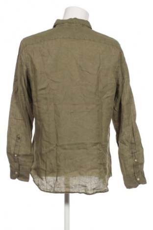 Herrenhemd Glanshirt, Größe L, Farbe Grün, Preis 53,99 €
