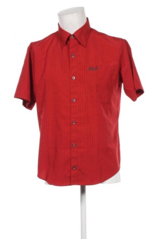 Herrenhemd Jack Wolfskin, Größe M, Farbe Rot, Preis € 33,99