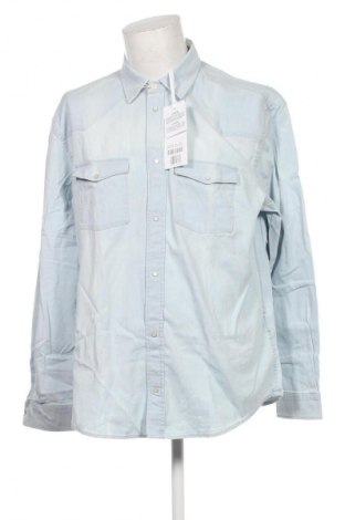 Ανδρικό πουκάμισο Made In Italy, Μέγεθος XXL, Χρώμα Μπλέ, Τιμή 29,99 €