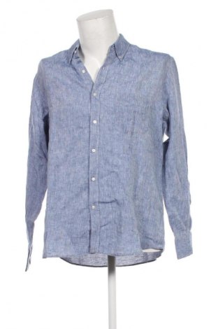 Cămașă de bărbați Massimo Dutti, Mărime XL, Culoare Albastru, Preț 224,56 Lei