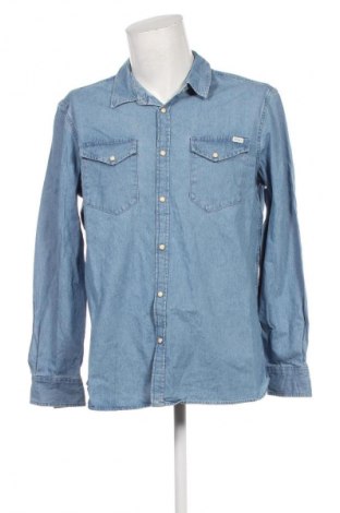 Herrenhemd Mustang, Größe L, Farbe Blau, Preis € 17,39