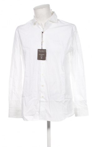 Herrenhemd Peserico, Größe L, Farbe Weiß, Preis € 122,99
