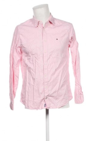 Męska koszula Tommy Hilfiger, Rozmiar M, Kolor Różowy, Cena 245,99 zł