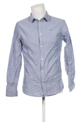 Ανδρικό πουκάμισο Tommy Jeans, Μέγεθος M, Χρώμα Μπλέ, Τιμή 39,99 €