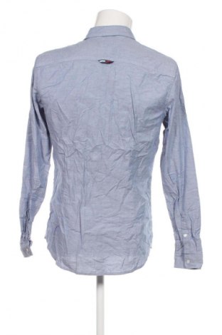 Ανδρικό πουκάμισο Tommy Jeans, Μέγεθος M, Χρώμα Μπλέ, Τιμή 39,99 €