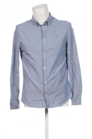Herrenhemd Tommy Jeans, Größe L, Farbe Blau, Preis € 43,99