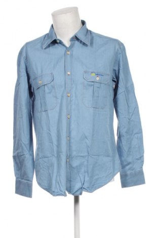 Herrenhemd Unbranded, Größe L, Farbe Blau, Preis € 20,99