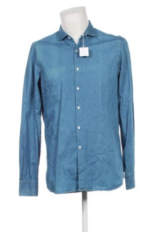 Herrenhemd Adriano Goldschmied, Größe XL, Farbe Blau, Preis 102,99 €