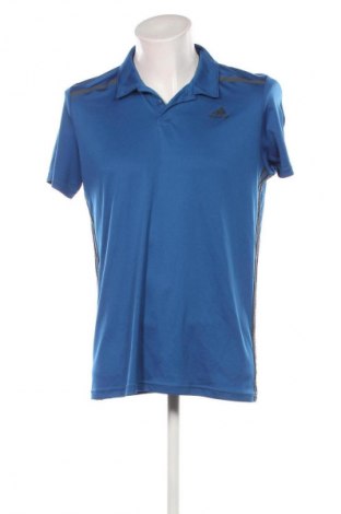 Herren T-Shirt Adidas, Größe L, Farbe Blau, Preis € 18,99