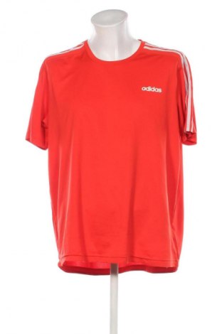 Мъжка тениска Adidas, Размер XXL, Цвят Червен, Цена 27,99 лв.