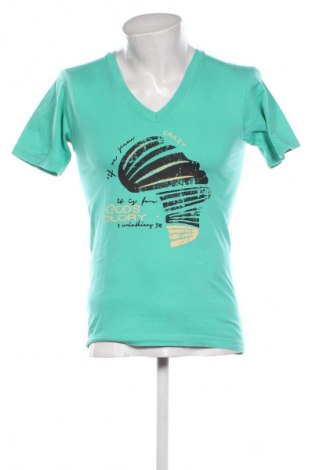Męski T-shirt American Apparel, Rozmiar S, Kolor Zielony, Cena 35,34 zł