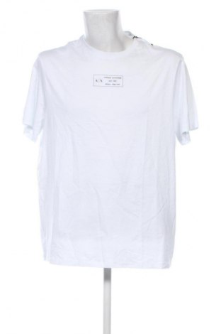 Męski T-shirt Armani Exchange, Rozmiar XXL, Kolor Biały, Cena 285,99 zł