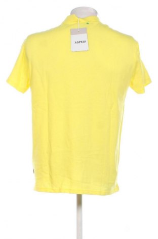 Męski T-shirt Aspesi, Rozmiar L, Kolor Żółty, Cena 377,99 zł