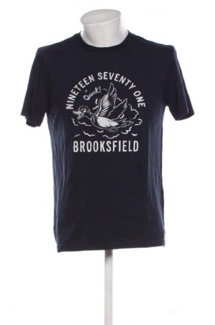 Herren T-Shirt Brooksfield, Größe M, Farbe Blau, Preis € 43,99