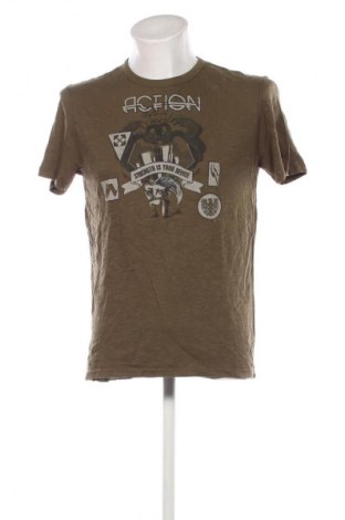 Męski T-shirt Buffalo by David Bitton, Rozmiar M, Kolor Zielony, Cena 49,99 zł