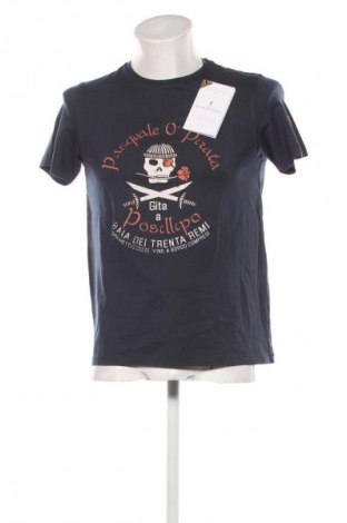 Herren T-Shirt Cooperativa Pescatori Posillipo, Größe S, Farbe Blau, Preis € 21,99