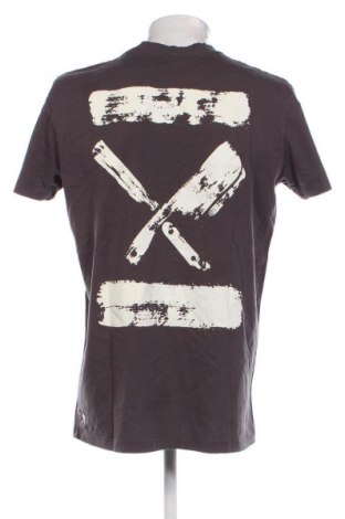 Męski T-shirt Distorted people, Rozmiar L, Kolor Szary, Cena 96,74 zł