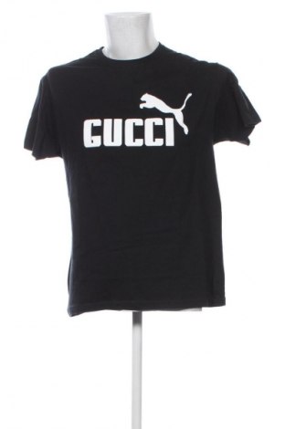 Herren T-Shirt FAKE LAB, Größe M, Farbe Schwarz, Preis 23,99 €