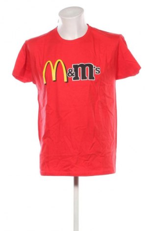 Herren T-Shirt FAKE LAB, Größe M, Farbe Rot, Preis € 23,99