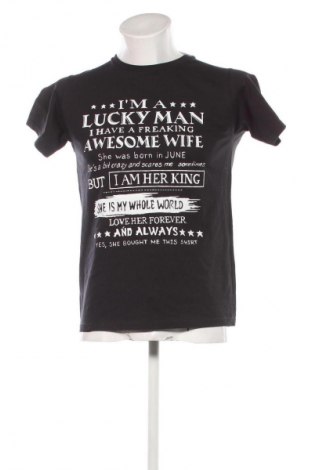 Tricou de bărbați Fruit Of The Loom, Mărime M, Culoare Negru, Preț 48,07 Lei
