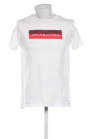 Ανδρικό t-shirt Jack & Jones, Μέγεθος L, Χρώμα Λευκό, Τιμή 9,51 €