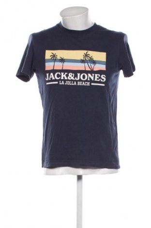 Tricou de bărbați Jack & Jones, Mărime S, Culoare Albastru, Preț 48,21 Lei