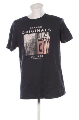Ανδρικό t-shirt Jack & Jones, Μέγεθος XXL, Χρώμα Μπλέ, Τιμή 9,51 €