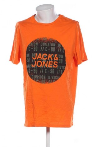Męski T-shirt Jack & Jones, Rozmiar XXL, Kolor Pomarańczowy, Cena 59,99 zł
