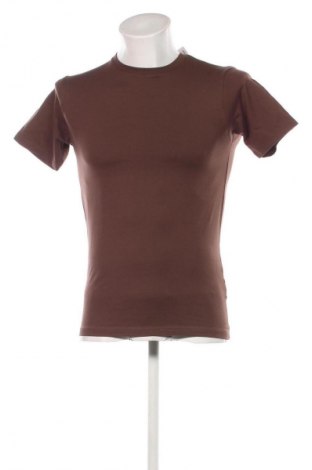 Męski T-shirt James & Nicholson, Rozmiar S, Kolor Brązowy, Cena 29,99 zł