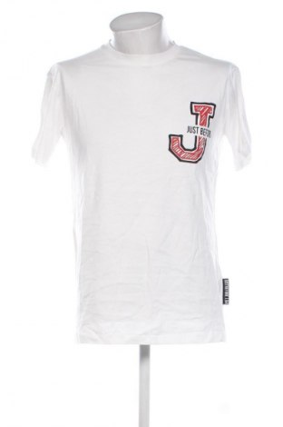 Ανδρικό t-shirt Just Before, Μέγεθος L, Χρώμα Λευκό, Τιμή 19,99 €