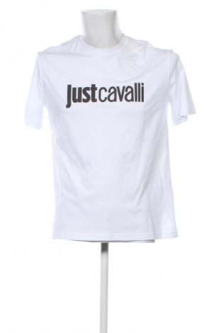 Herren T-Shirt Just Cavalli, Größe XS, Farbe Weiß, Preis 78,99 €