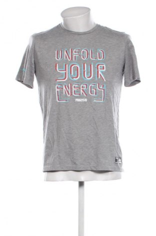 Ανδρικό t-shirt POWER, Μέγεθος M, Χρώμα Γκρί, Τιμή 9,99 €