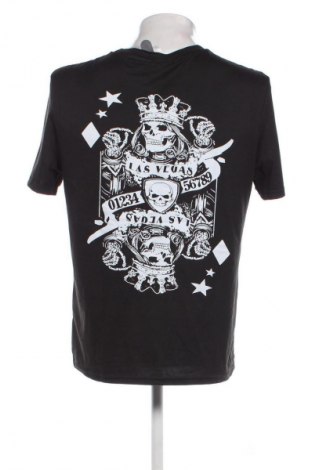 Ανδρικό t-shirt Romwe, Μέγεθος M, Χρώμα Μαύρο, Τιμή 19,99 €