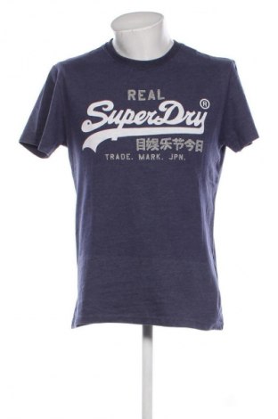 Ανδρικό t-shirt Superdry, Μέγεθος XL, Χρώμα Μπλέ, Τιμή 19,62 €