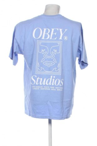 Herren T-Shirt Obey, Größe XL, Farbe Blau, Preis 42,99 €