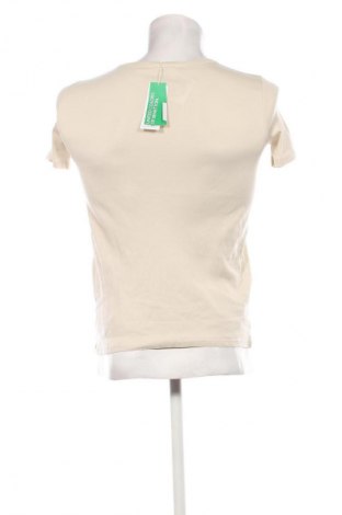 Tricou de bărbați United Colors Of Benetton, Mărime M, Culoare Ecru, Preț 86,01 Lei