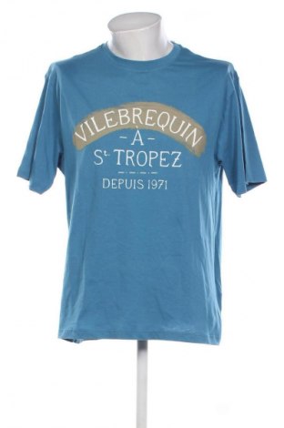 Tricou de bărbați Vilebrequin, Mărime XXL, Culoare Albastru, Preț 372,99 Lei
