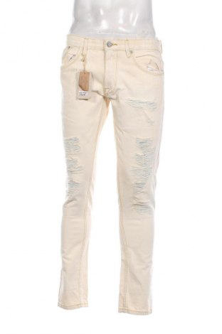 Pánske džínsy  Pull&Bear, Veľkosť L, Farba Kremová, Cena  32,54 €