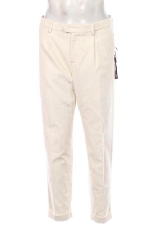 Herren Cordhose Unbranded, Größe L, Farbe Weiß, Preis 42,99 €
